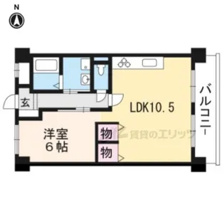 グランドール藤森【206号室】の間取り