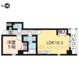 プリムローズ・アネックス【708号室】の間取り