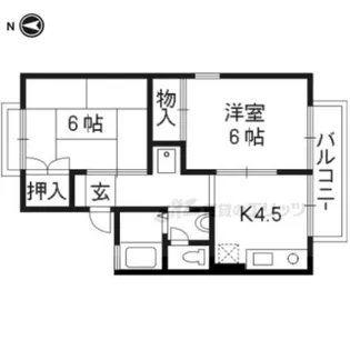 ドゥ・セジュール【103号室】の間取り