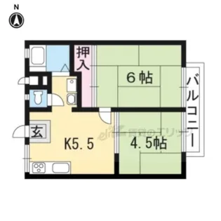 パステルハイツ【101号室】の間取り