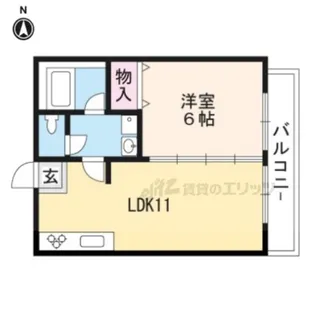 パステルハイツ【202号室】の間取り