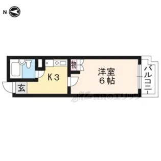 サンサーラ嵯峨野【2階】の間取り