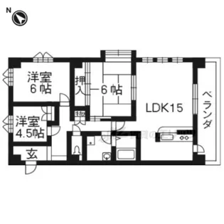 サンシャイン上野【205号室】の間取り