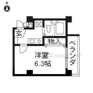 ネオ・ボナール華【3階】の間取り