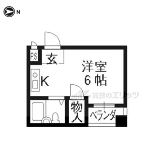 ハイツシャンピニオン【305号室】の間取り