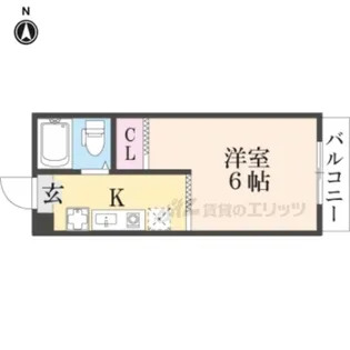 カルム・イマージュ【303号室】の間取り