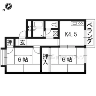 ヴァンベール中村【202号室】の間取り