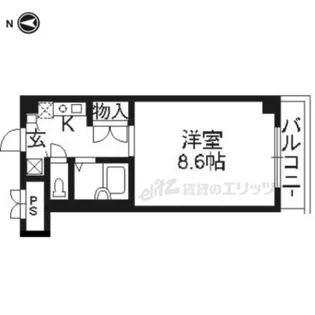 ラ・タミデンス【201号室】の間取り