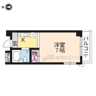 サードサークル1【201号室】の間取り