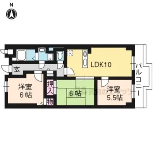 ラポート小林【3階】の間取り