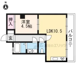 北野マンション【302号室】の間取り