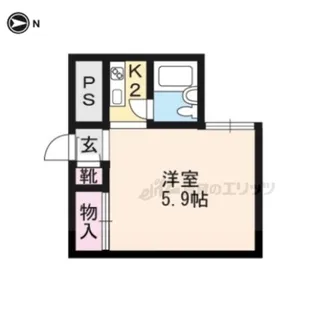 コーポ千尋 【506号室】の間取り