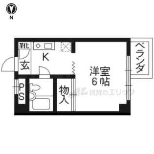 コーポ千尋 【503号室】の間取り