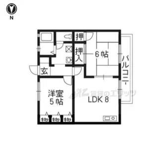 アネックス豊和【102号室】の間取り
