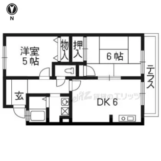 アネックス豊和【103号室】の間取り