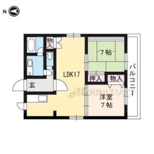 第1正美堂ビル【7階】の間取り