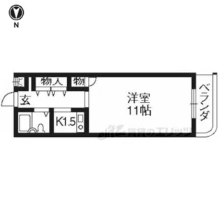レックスつばき第6ビル【3C号室】の間取り