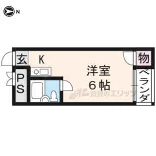M'S太秦【3-F号室】の間取り