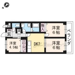 アーバンパレス【305号室】の間取り