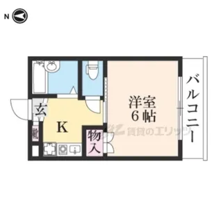 サンシャイン花園【4-C号室】の間取り