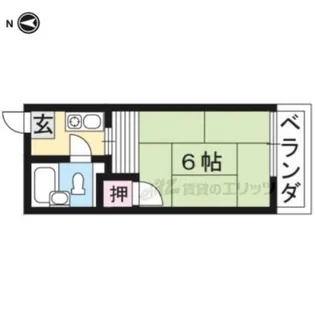 ハイツ山吹【106号室】の間取り