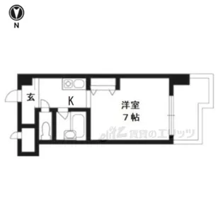 ホープ堀川【803号室】の間取り