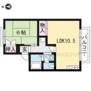 セジュールすみよし【2階】の間取り