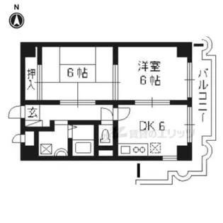 「ラ・セーヌ桂」【3階】の間取り