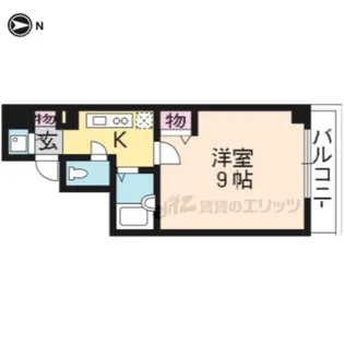 M’S MIGNON下鴨【302号室】の間取り