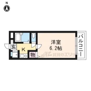ウィズ秀和Ⅱ【1階】の間取り