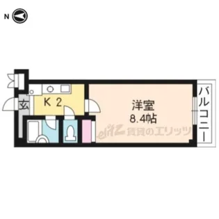 グランブルー【205号室】の間取り