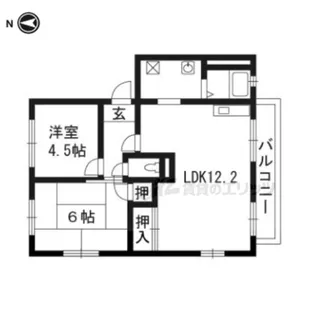 パルファンドKOGA【101号室】の間取り