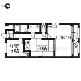 安井マンション【1-B号室】の間取り