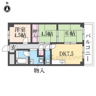 レジデンス向陽【310号室】の間取り
