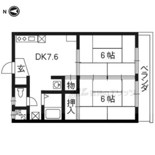 エクセル河村【303号室】の間取り