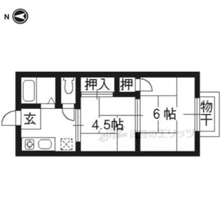 サンシティ藤戸A棟【205号室】の間取り