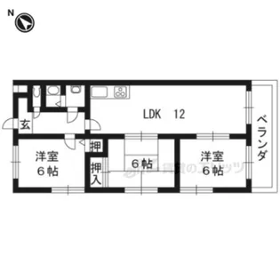 メゾン・ド・リッツ【506号室】の間取り