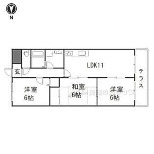 メゾン・ド・リッツ【109号室】の間取り