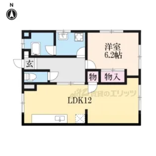 第1向日ハイツ【106号室】の間取り