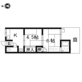 第二永井荘【206号室】の間取り