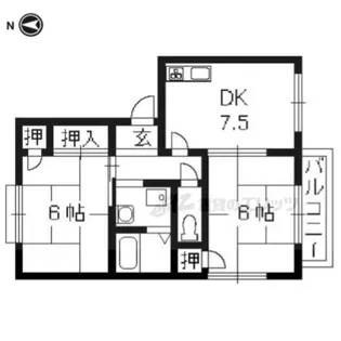 M・C・フレグランス【201号室】の間取り