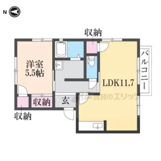 M・C・フレグランス【201号室】の間取り