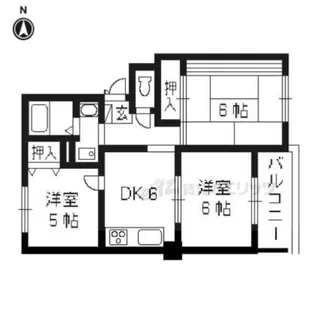 ラフェニーチェ【205号室】の間取り