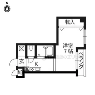 プランドール【308号室】の間取り