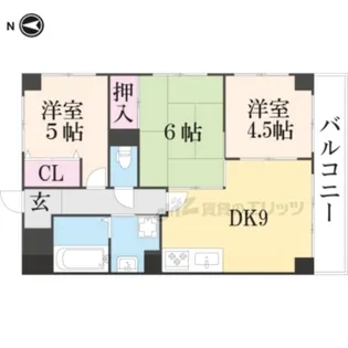 フローラみずほ【305号室】の間取り