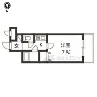 SOLEIL春日【302号室】の間取り