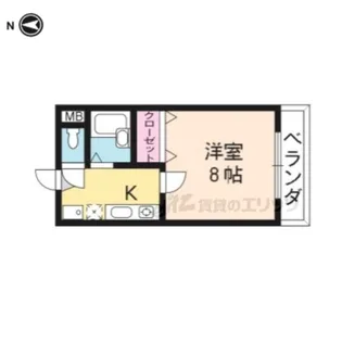 メゾン・ヴィナーシャ【412号室】の間取り