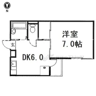 シギハイツ竹田【3階】の間取り