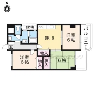 大翔第一ビル【802号室】の間取り