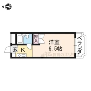 ドミ大田【402号室】の間取り